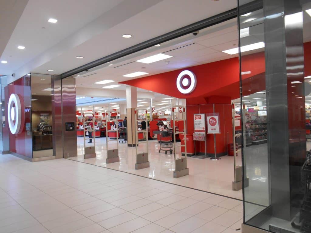 Looking inside a Target store in Canada