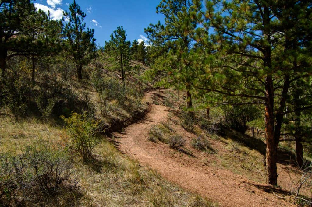 Path along Curt Gowdy State Park in Cheyenne