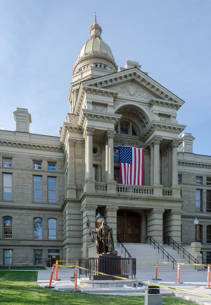 Exterior of Wyoming State Capitol