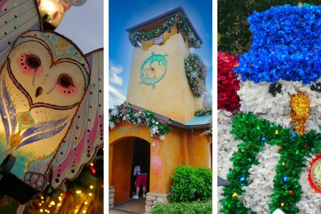 Disney World Animal Kingdom at Christmas