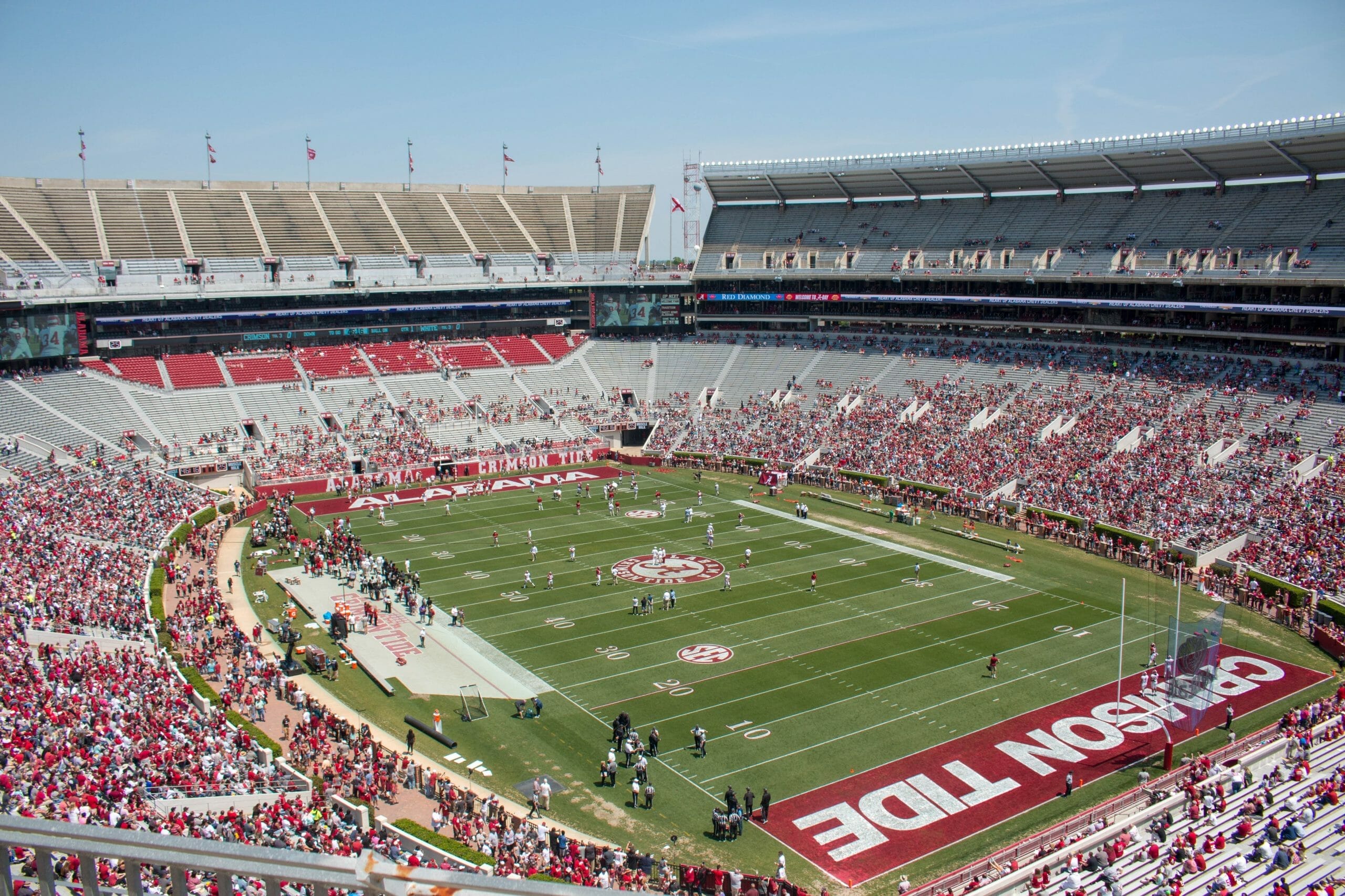 Inside Bryant-Denney Stadium Tuscaloosa