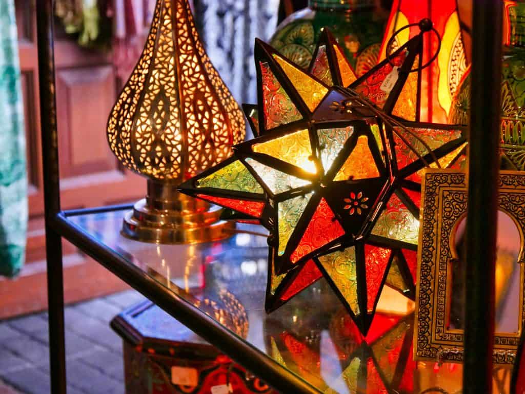 Middle Eastern style decorations