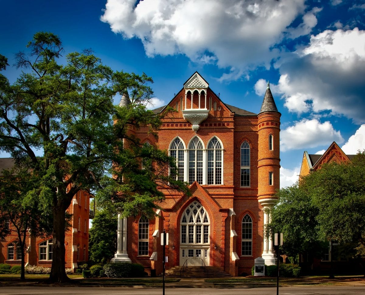 Exterior of University of Alabama Tuscaloosa