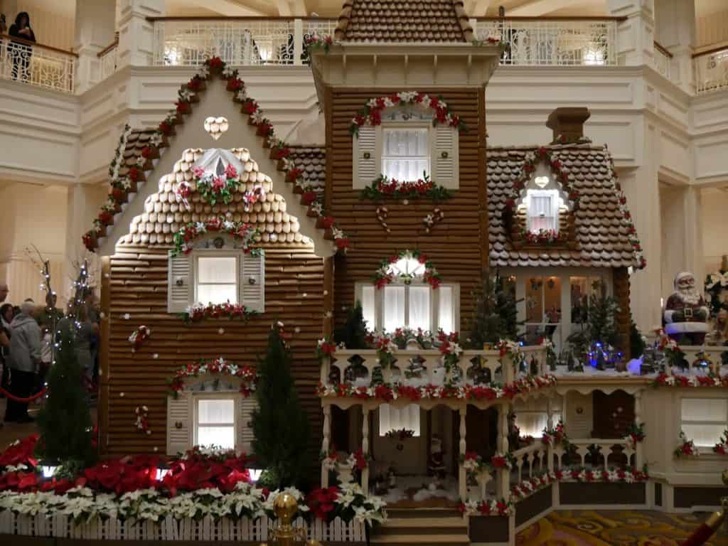 Disney Gingerbread House - A gingerbread house at the Grand Floridian Disney World resort at Christmas