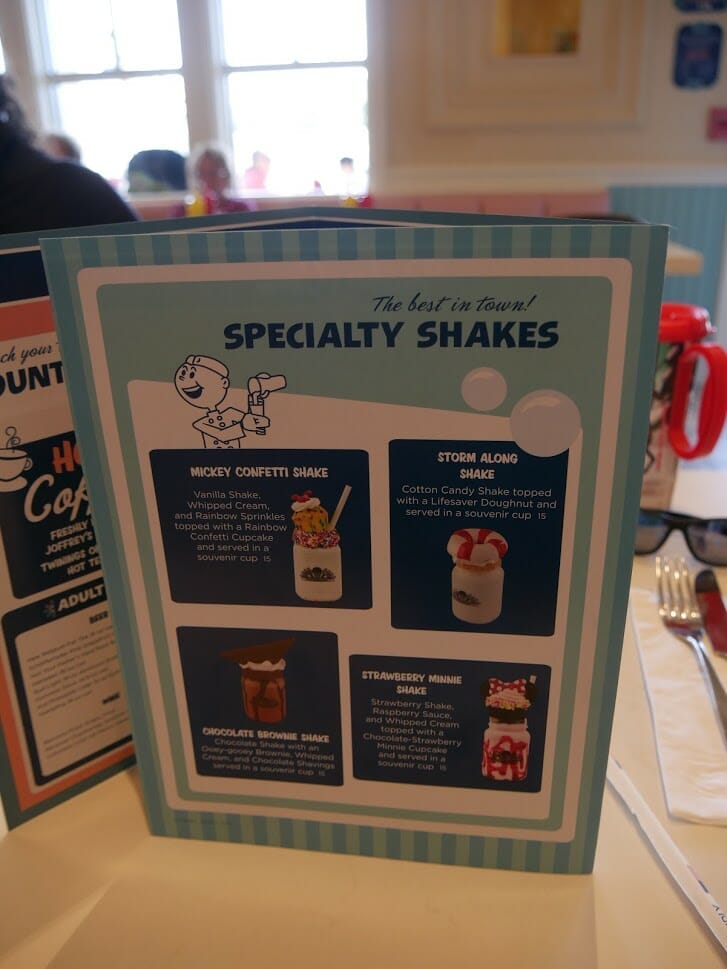 Beaches and Cream Beach Club menu