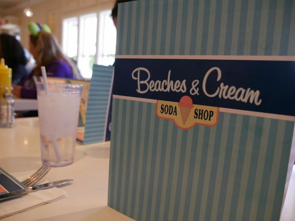 Beaches and Cream Beach Club menu