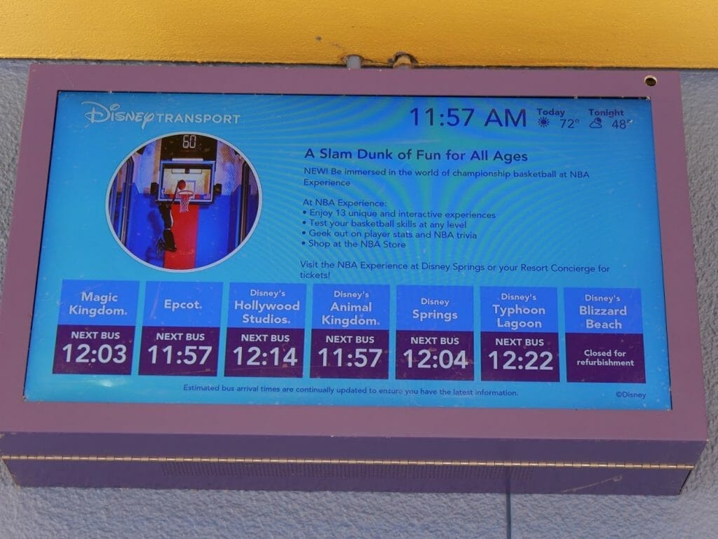 All-Star Movies review bus transportation times display