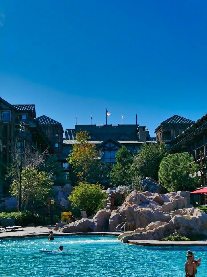 Wilderness Lodge pool and main building