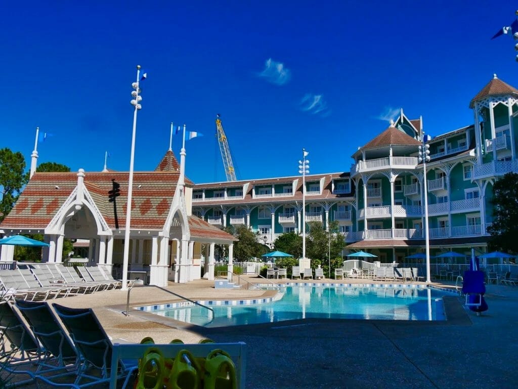 The swimming pool at Beach Club Villas