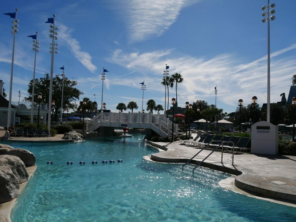 Part of the pool complex at Beach Club