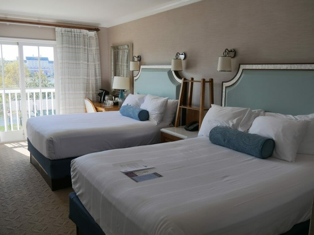 A hotel room at Beach Club Resort Disney World Orlando