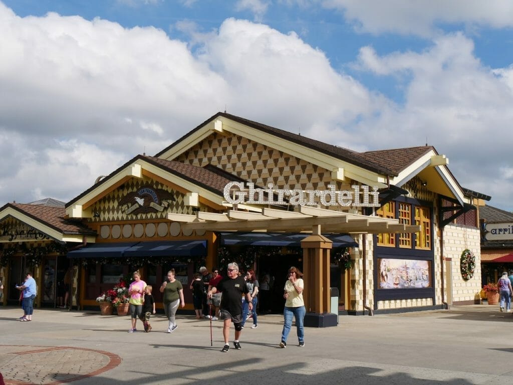 Ghirardelli store at Disney Springs Florida