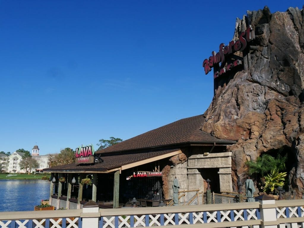 Disney Springs Rainforest cafe entrance