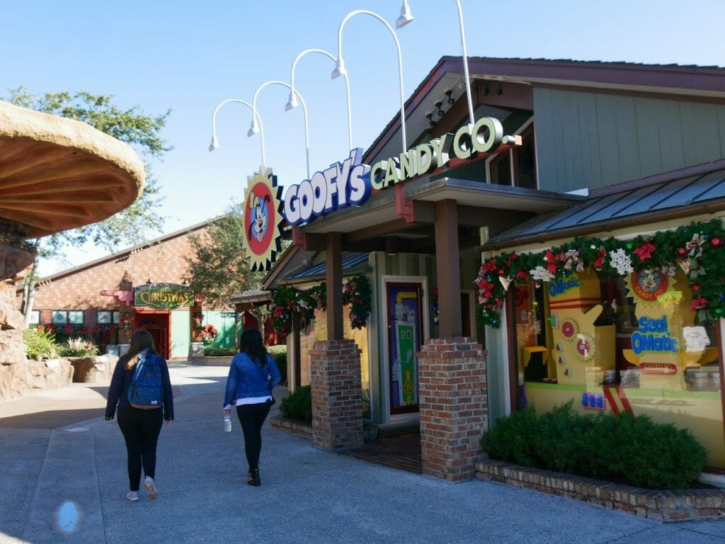 Entrance to Goofy's Candy Co at Disney Springs