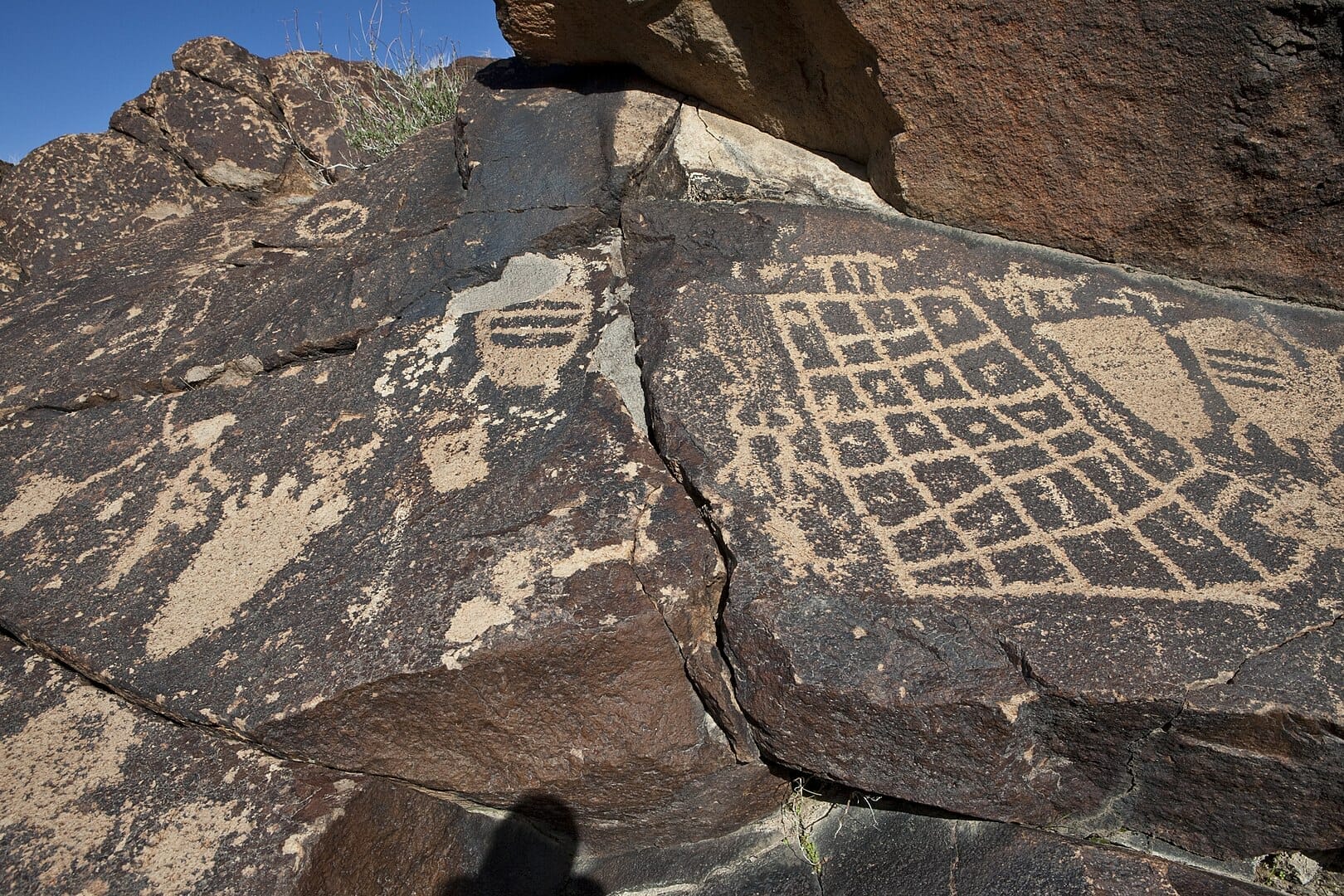 Petroglyphs at the Sloan Canyon National Conservation Area in Henderson Nevada