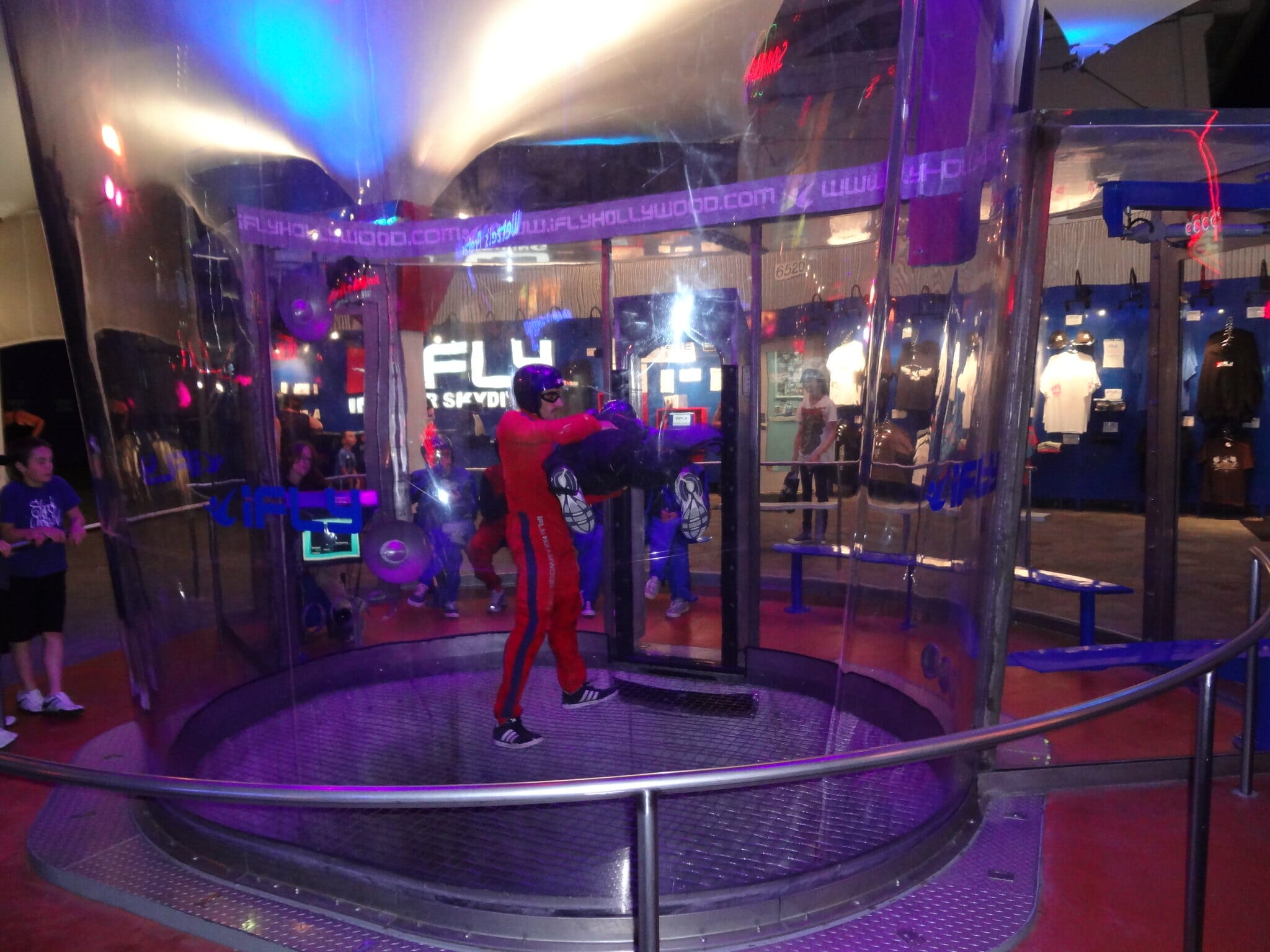 Indoor skydiving with iFly, one of the most fun things to do in Orlando for adults