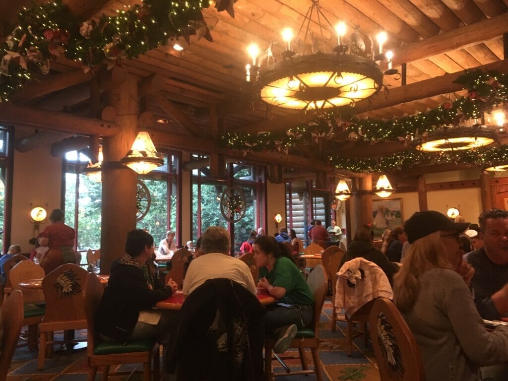 whispering canyon cafe interior