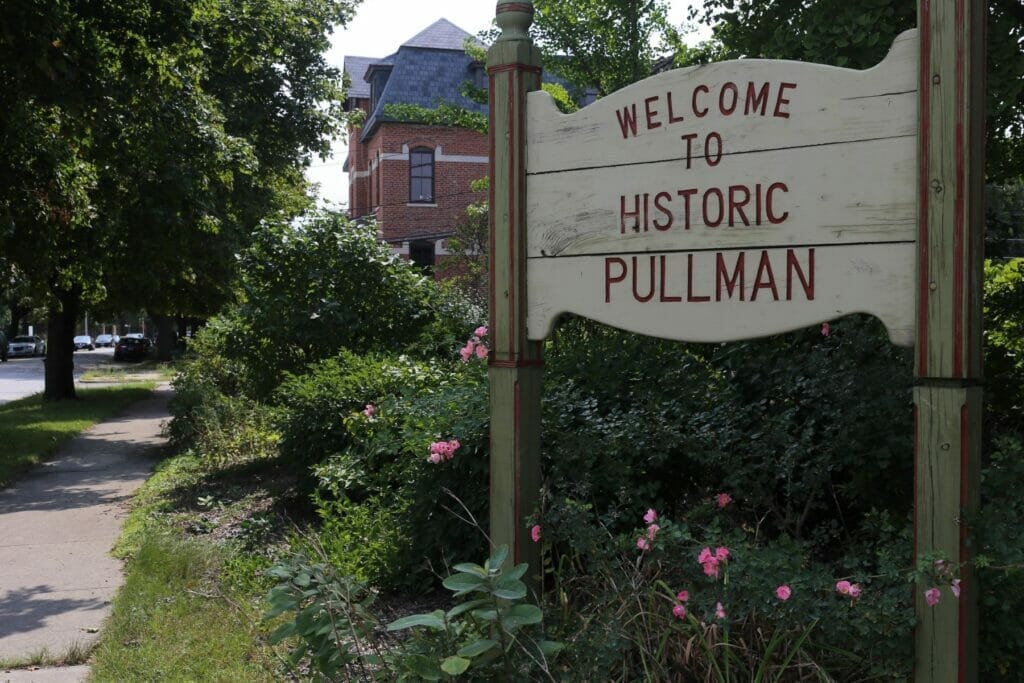 historic pullman sign