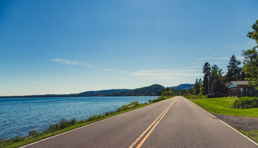 Bay Road in Grand Portage