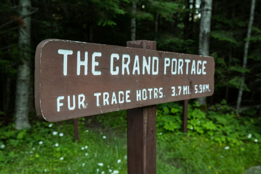 Grand Portage sign