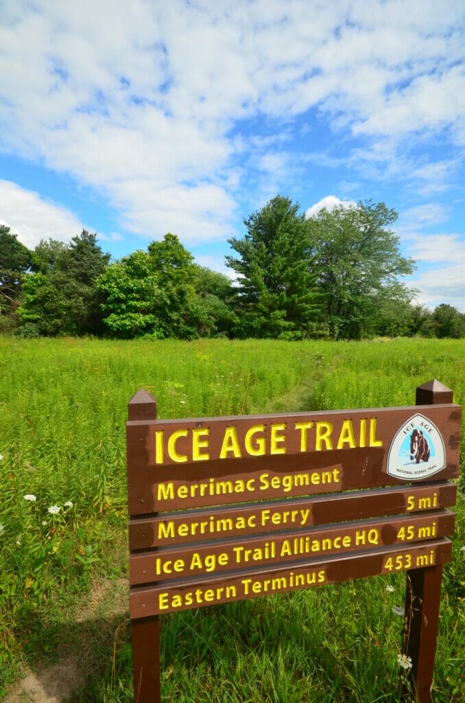 Ice Age Trail sign