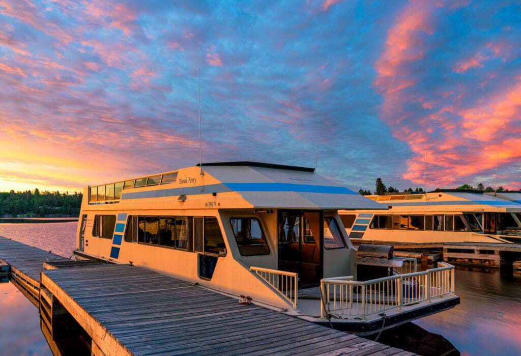 ferry at Voyageurs National Park