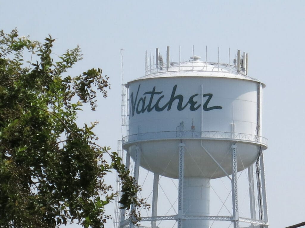 natchez water tank