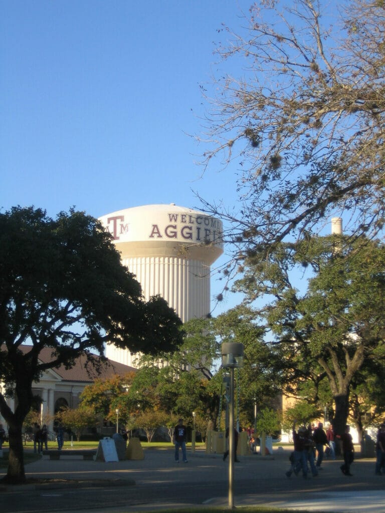 Aggie Tower in College Station Texas