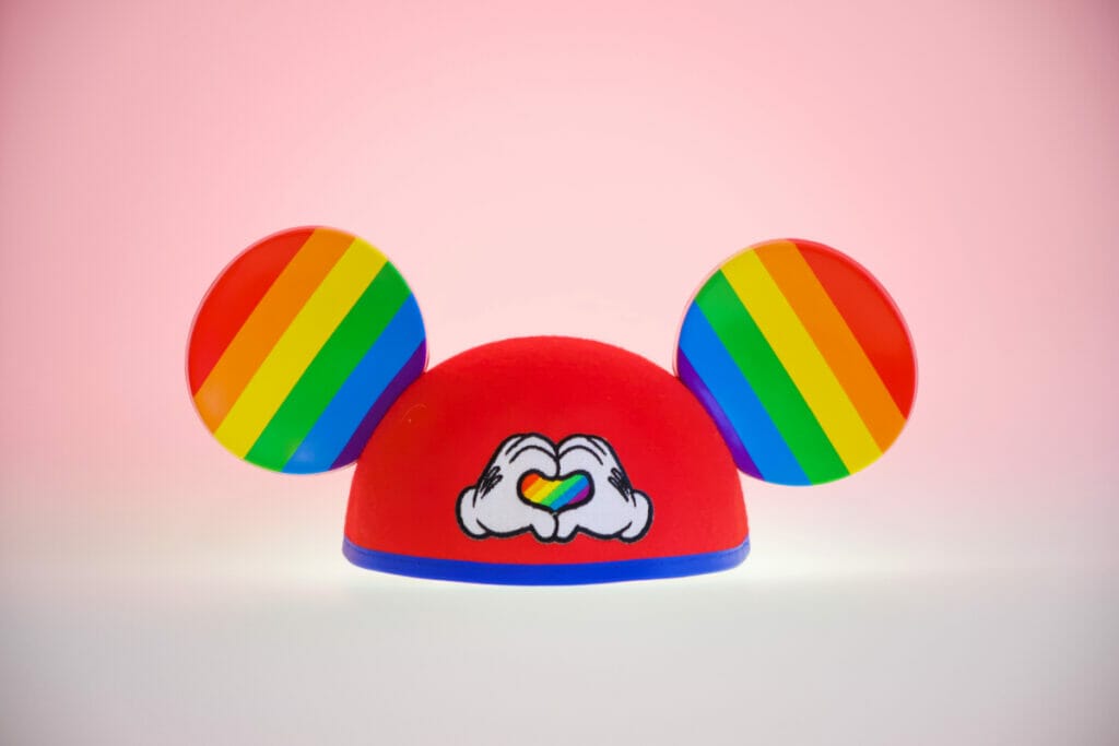 gay pride mickey hat