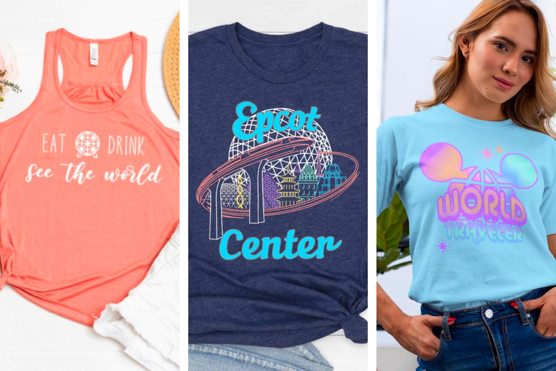23+ Adorable Epcot Shirts for Disney Fans via @allamericanatlas