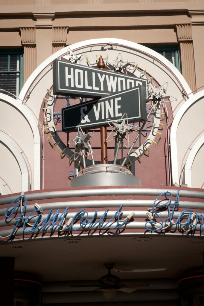 Hollywood and Vine sign Hollywood Studios