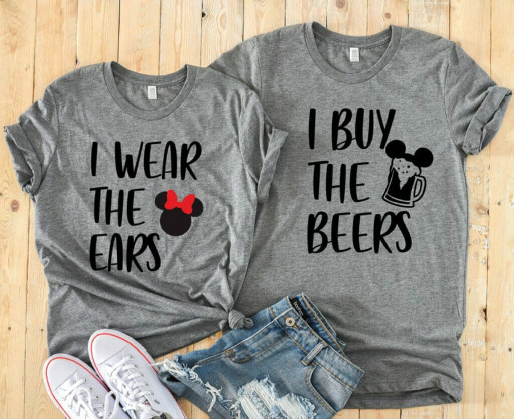 disney couples shirt