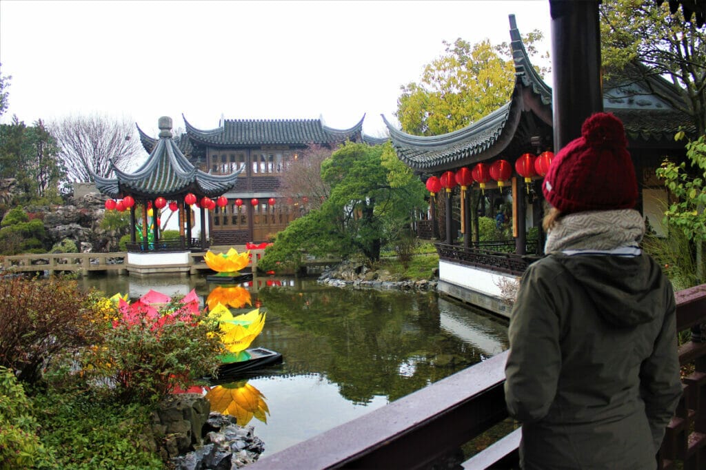 Portland Chinese Garden Woman