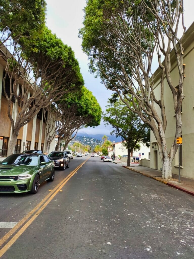street in Santa Barbara