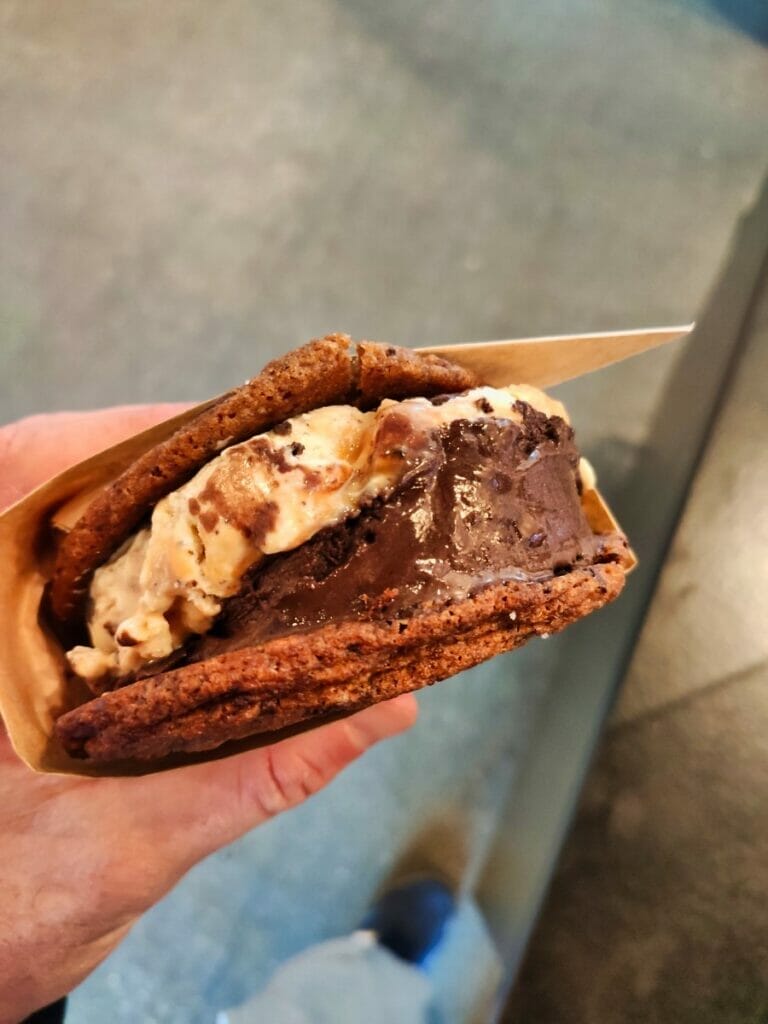 mcconnells ice cream sandwich