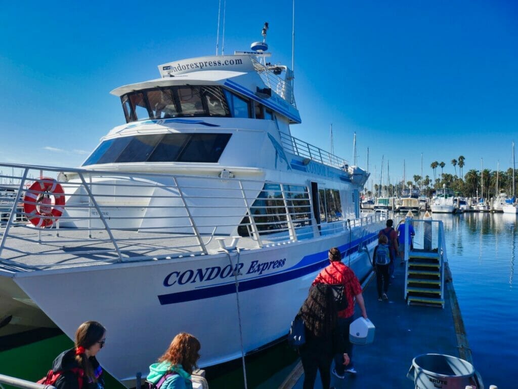 Condor Express boat in dock