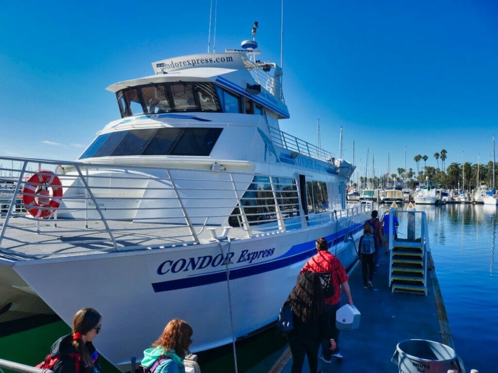 Condor Express boat in dock