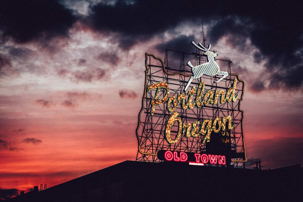 Portland Oregon sign