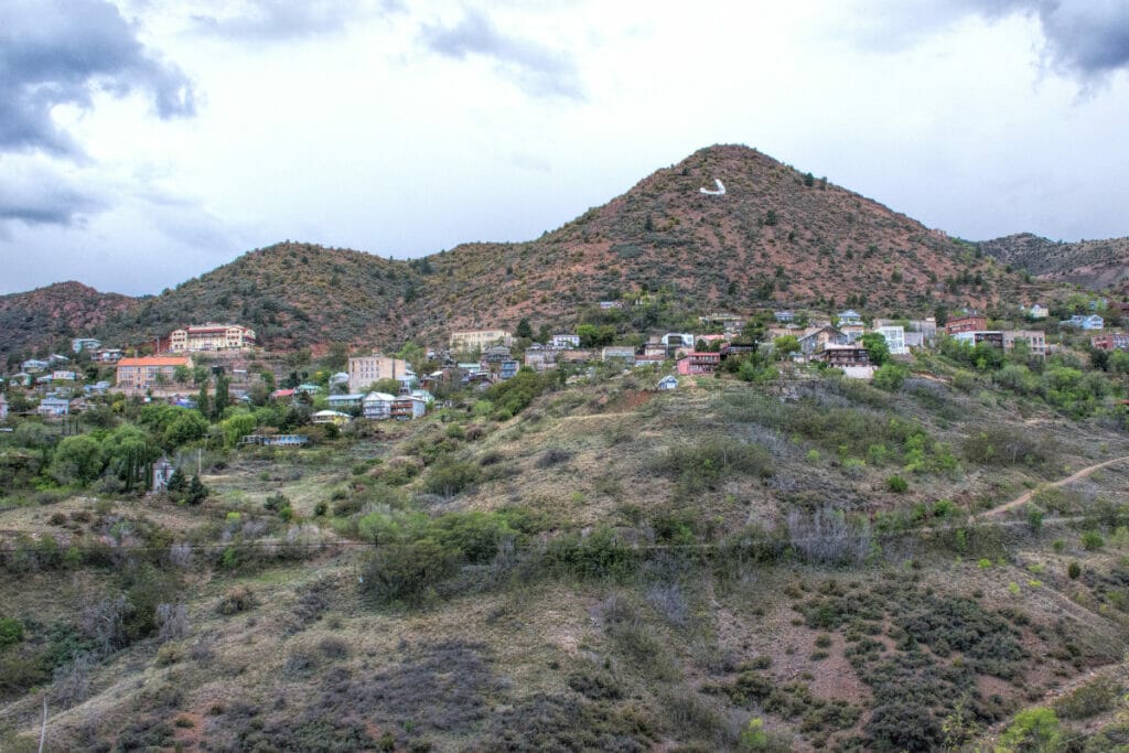 landscape of Jerome, Arizona exterior