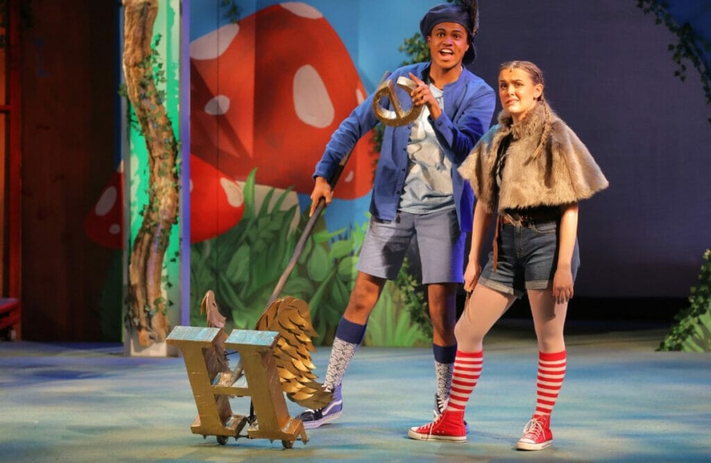Stage performance at the Arkansas Rep