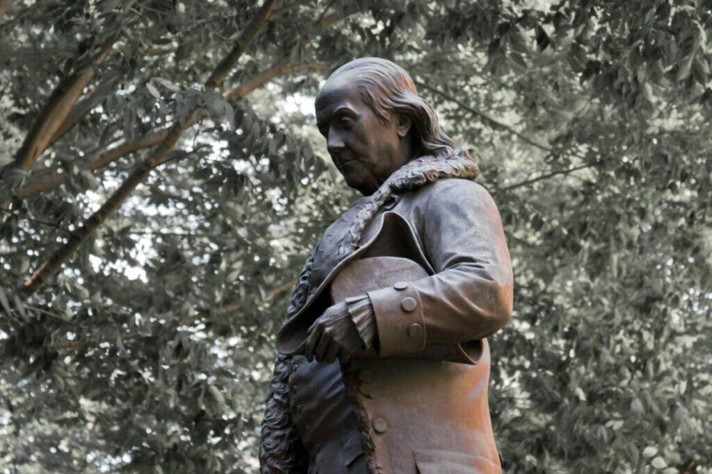 Ben Franklin statue 