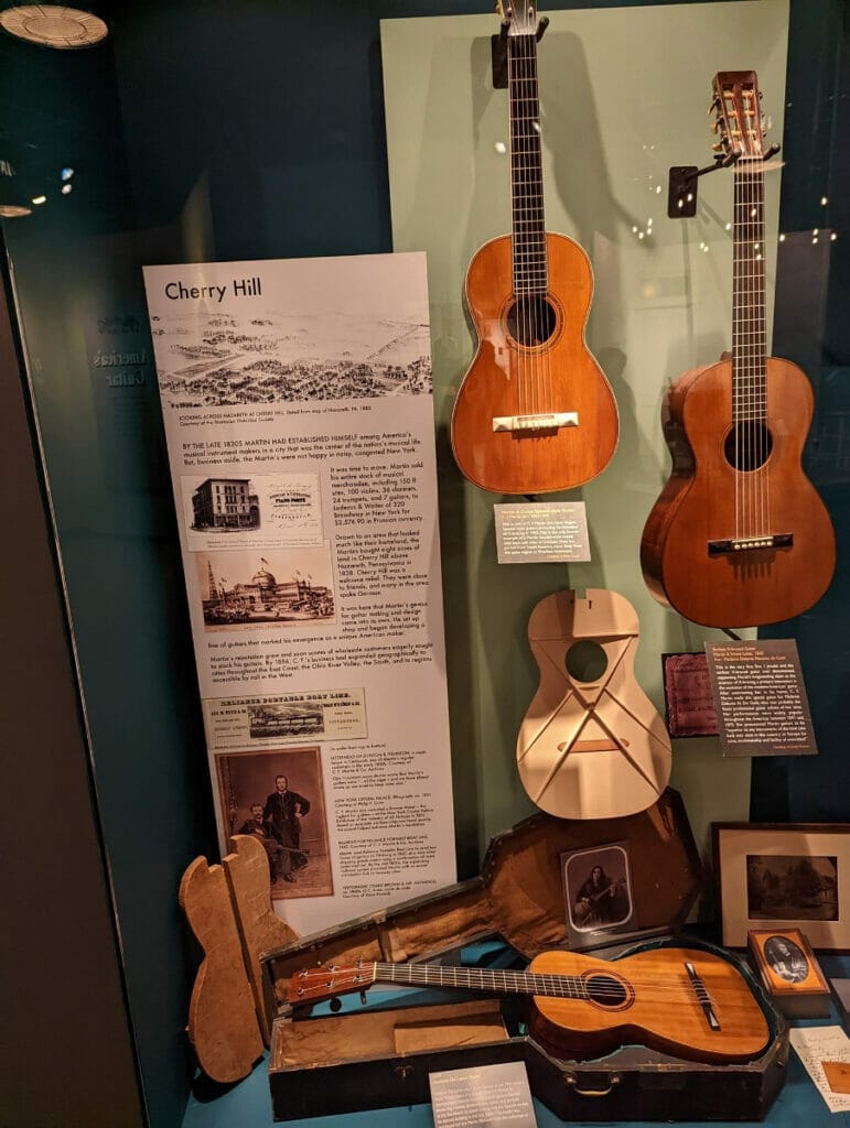 CF Martin Guitars Display