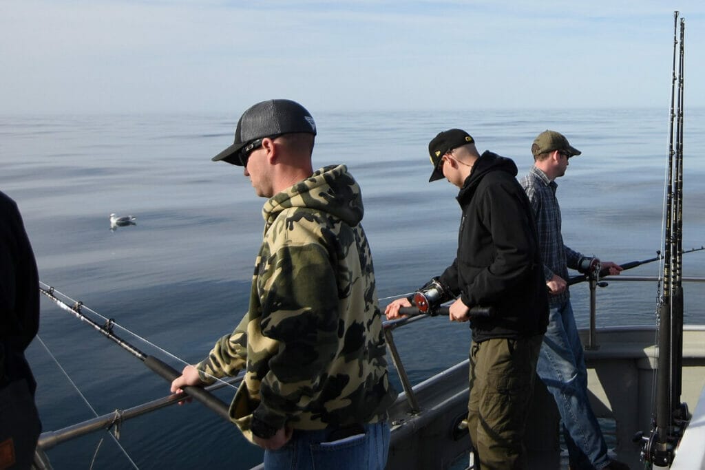 Men fishing in Seward