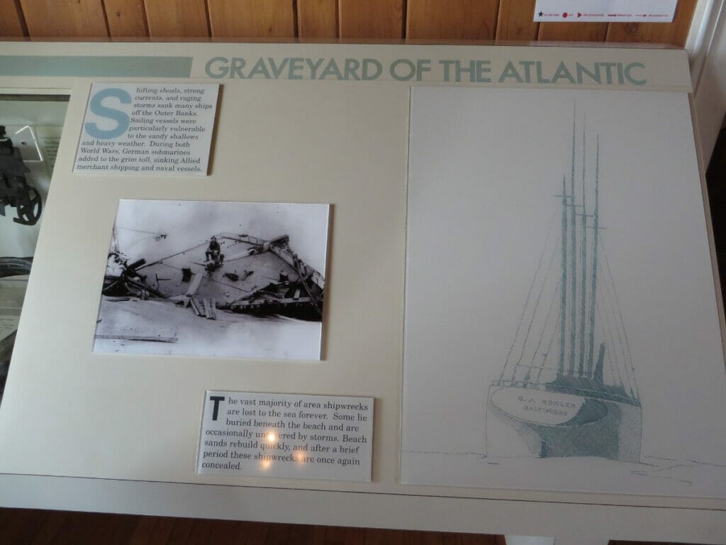 Graveyard of the Atlantic museum display