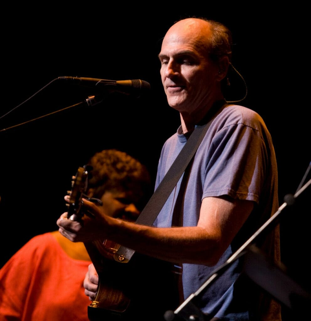 James Taylor singing 