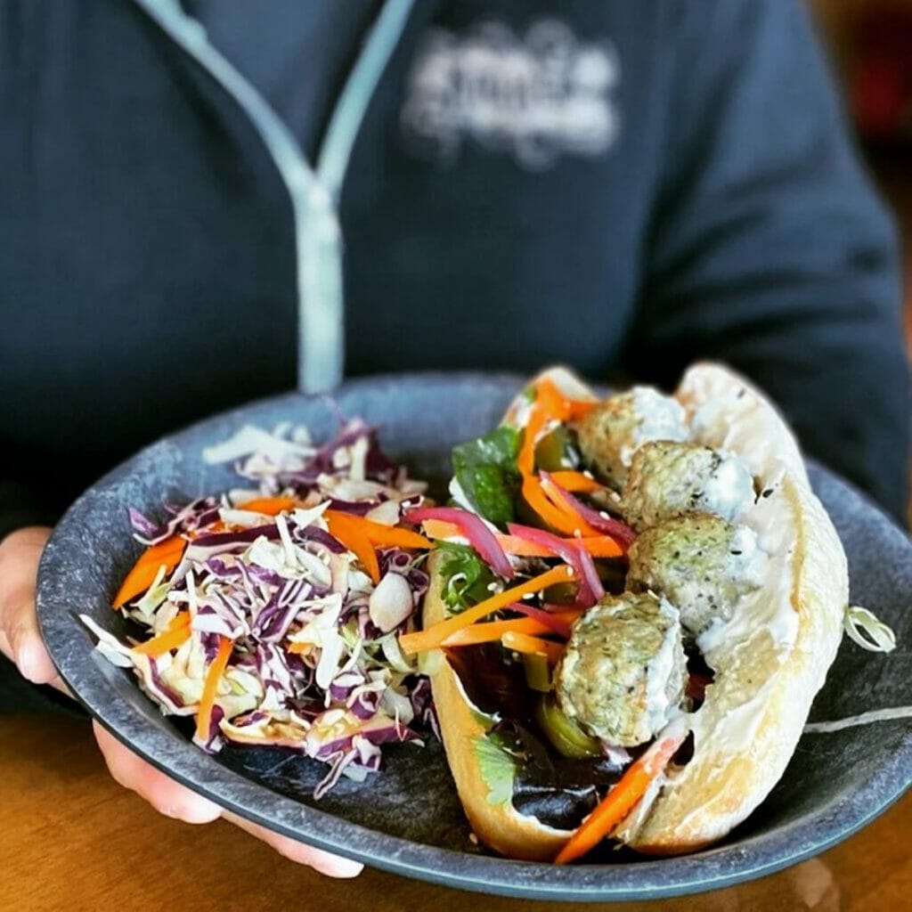 Lunch special at the Mermaid Grotto Cafe and Boutique