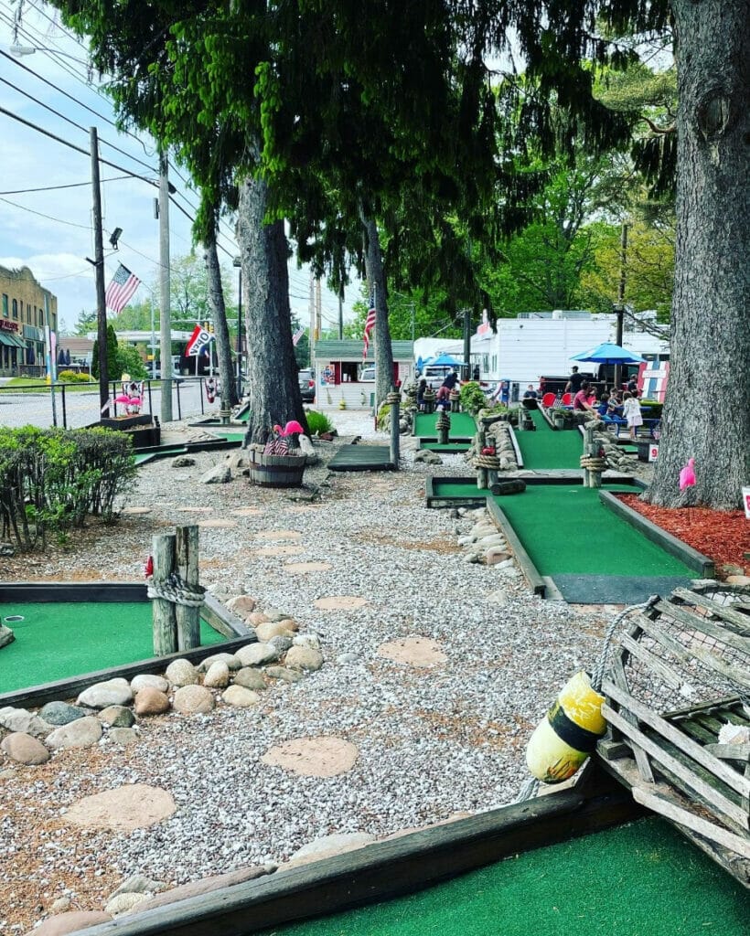 Parkside mini golf course