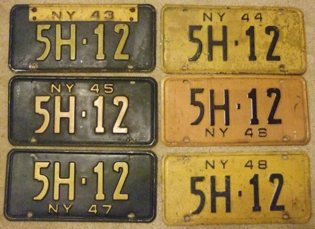 New York License Plates