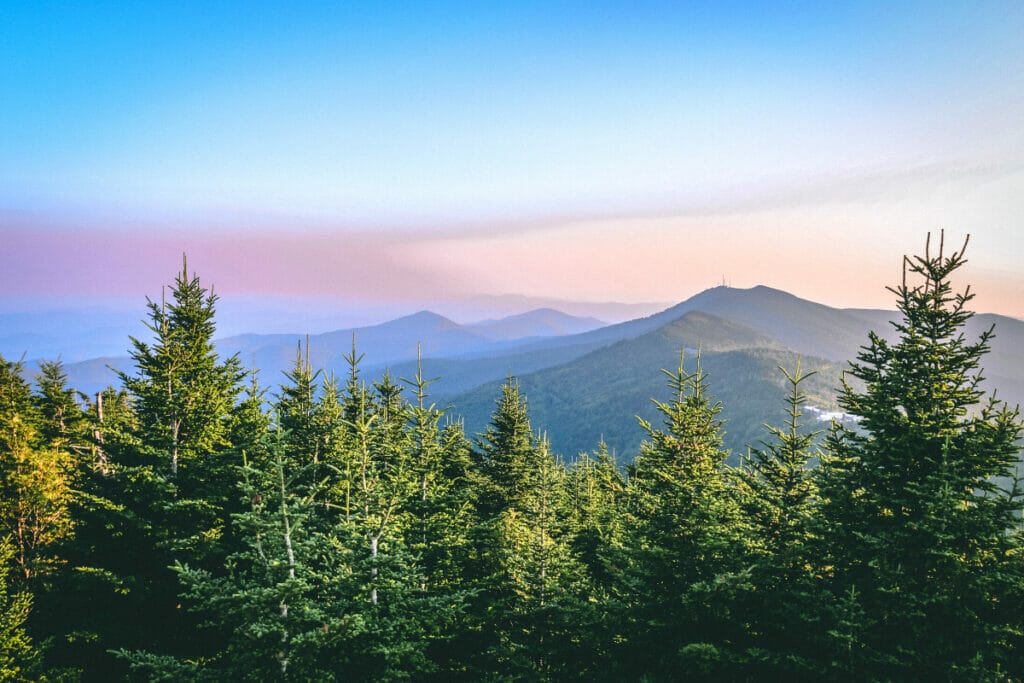 Mount Mitchell in North Carolina