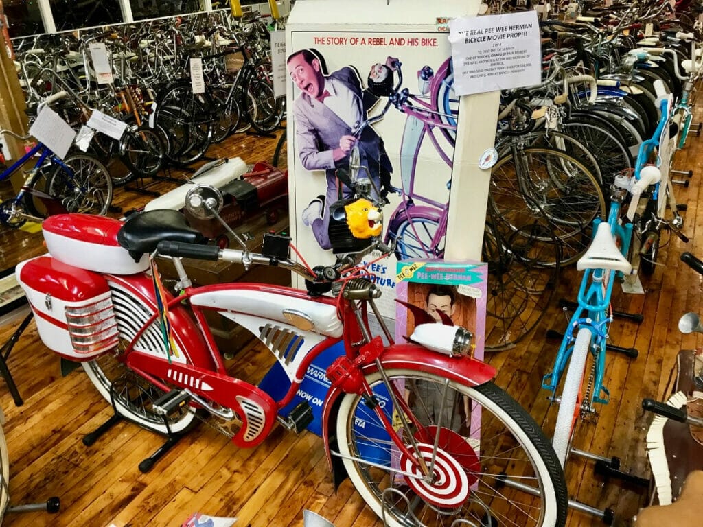 Pee Wee Herman's Bike at Bicycle Heaven Museum